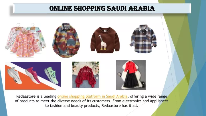 online shopping saudi arabia