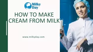 Delicious Homemade Cream: A Step-by-Step Guide on How to Make Cream from Milk