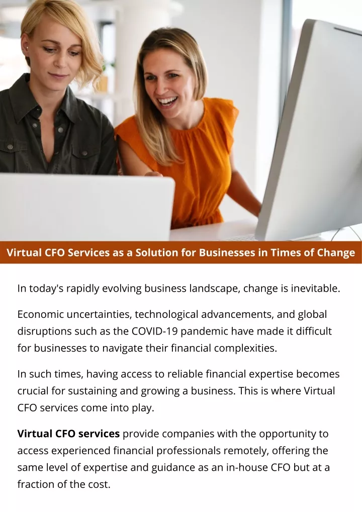 virtual cfo services as a solution for businesses