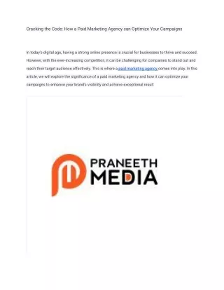 cracking the code how a paid marketing agency