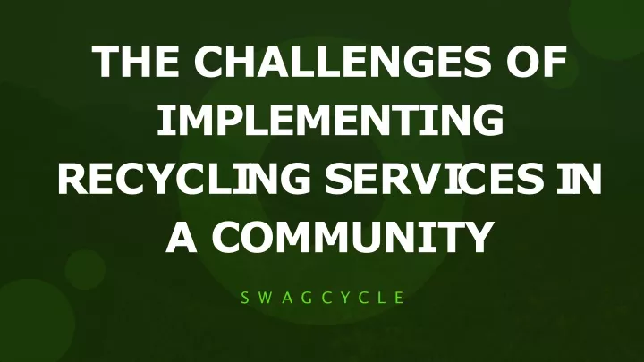 the challenges of implementing