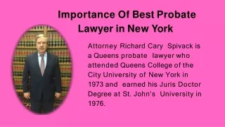 Importance Of Best Probate Lawyer in New York