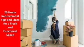 20 home improvement tips and ideas for a fresh