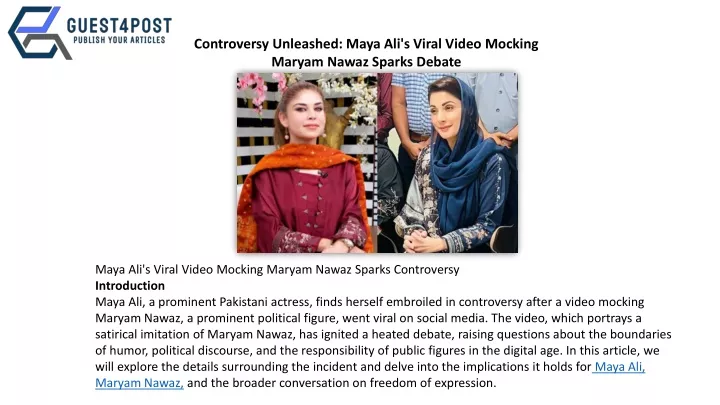 controversy unleashed maya ali s viral video