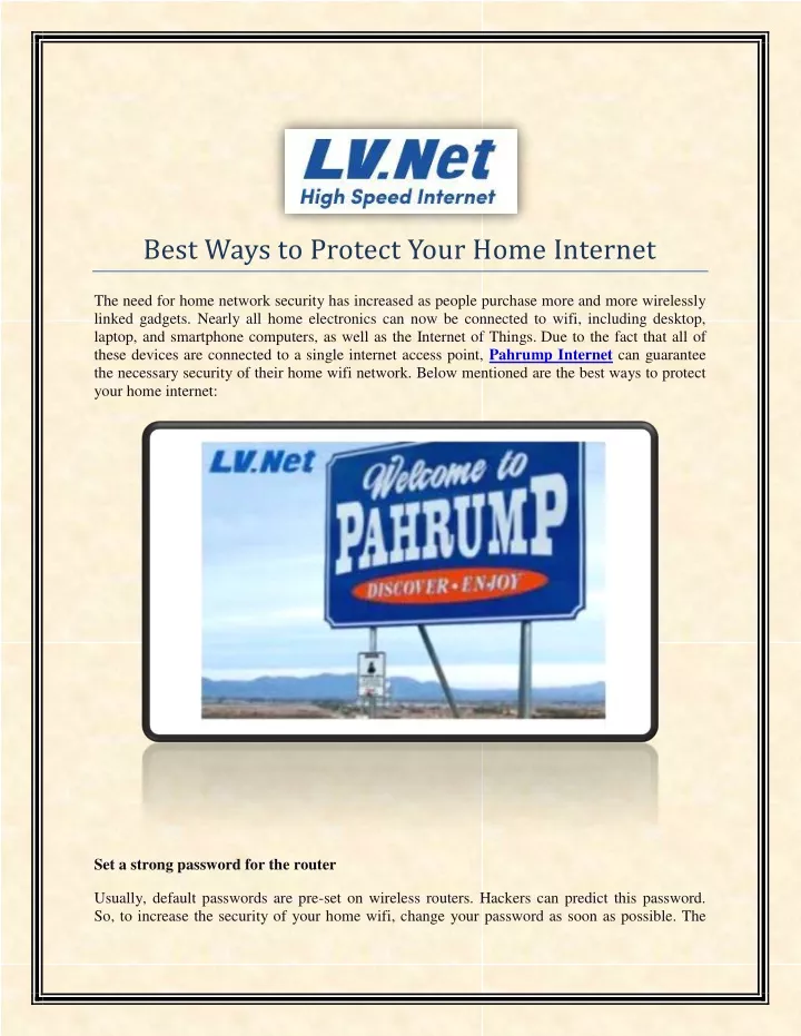 best ways to protect your home internet