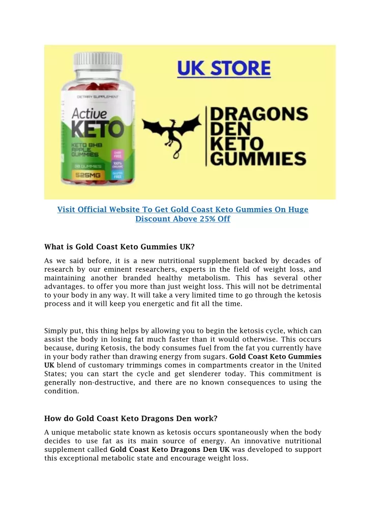 visit official website to get gold coast keto