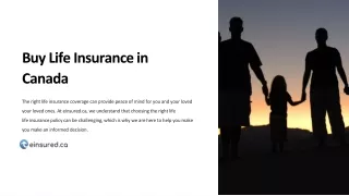 Buy Life Insurance in Canada