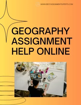 Geography Assignment Help Online
