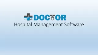 Hopital Management Software |  Doctor