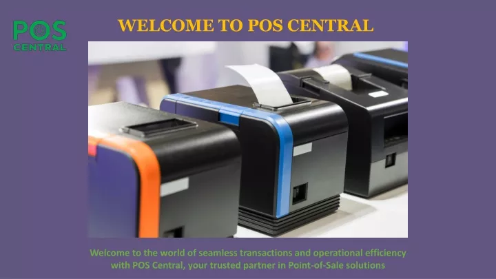 welcome to pos central