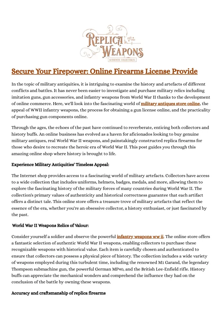 secure your firepower online firearms license