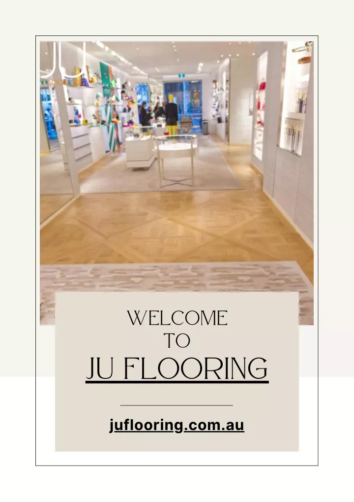 welcome to ju flooring
