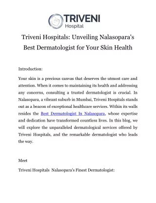 Best Dermatologist in Nalasopara Call-7875178753