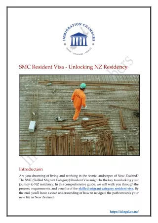 SMC Resident Visa - Unlocking NZ Residency