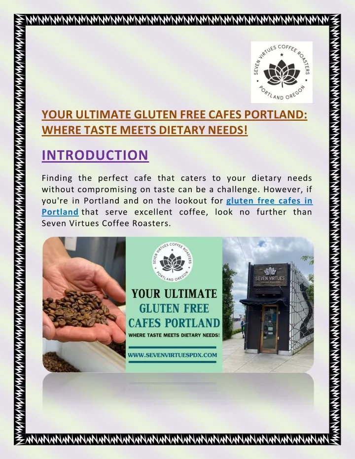 your ultimate gluten free cafes portland where