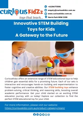 Innovative STEM Building Toys for Kids - A Gateway to the Future