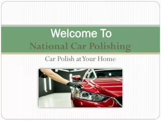 Car Polish at Your Home | Doorstep Car Wash and Polish Service