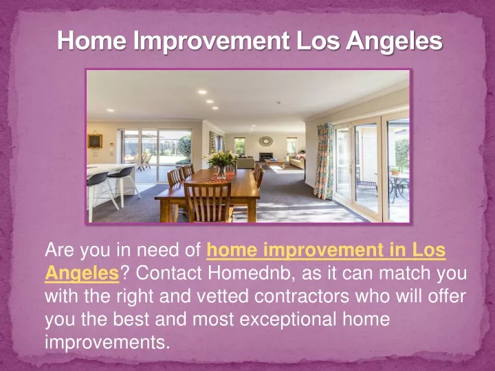 home improvement los angeles