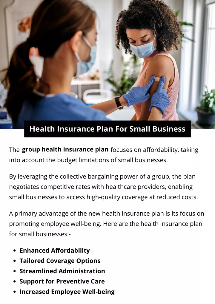 health insurance business plan