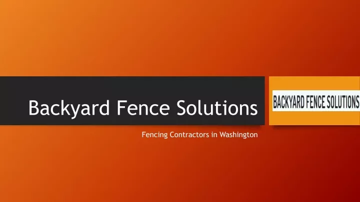 backyard fence solutions