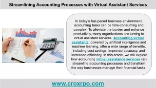 Streamlining Accounting Processes with Virtual Services