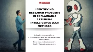 identifying research problems in explainable