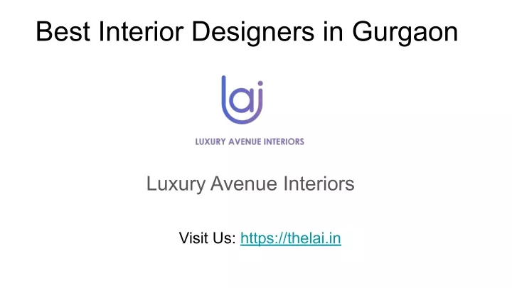 best interior designers in gurgaon