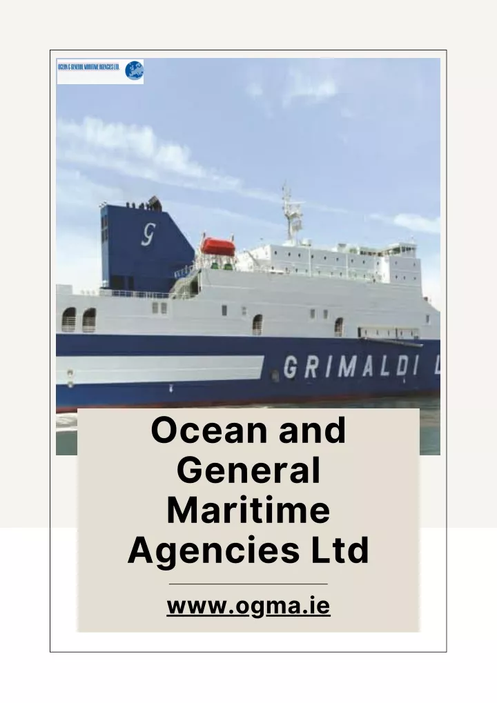 ocean and general maritime agencies ltd