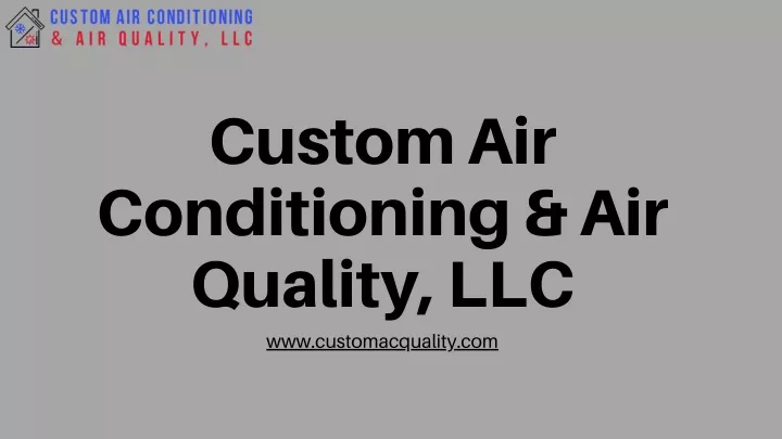 custom air conditioning air quality