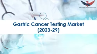 Gastric Cancer Testing Market Size, Growth and Research Report 2029.