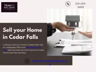 Sell your Home in Cedar Falls | Team Real Estate Group