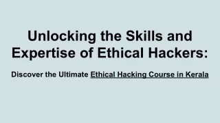 unlocking the skills and expertise of ethical