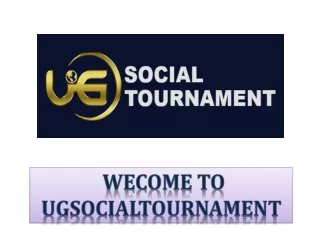 Play Online Slots Tournament and Sports Tournament At Ugsocialtournament