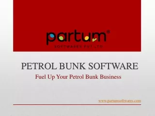 Petrol Bunk Software - Partum Software's