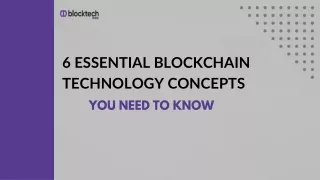 Blockchain Technology Concepts You Need To Know - Explained by Blocktech Brew