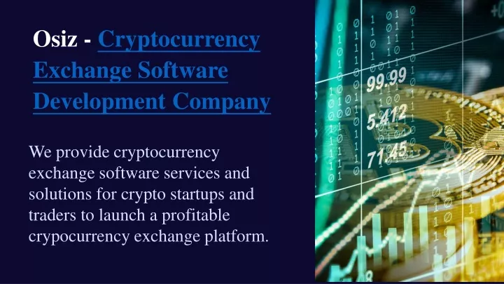 osiz cryptocurrency exchange software development
