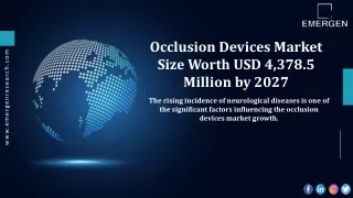 Occlusion Devices Market Revenue, Regional & Country Share, Key Factors, Trends