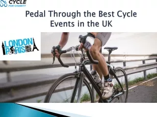 Pedal Through the Best Cycle Events in the UK