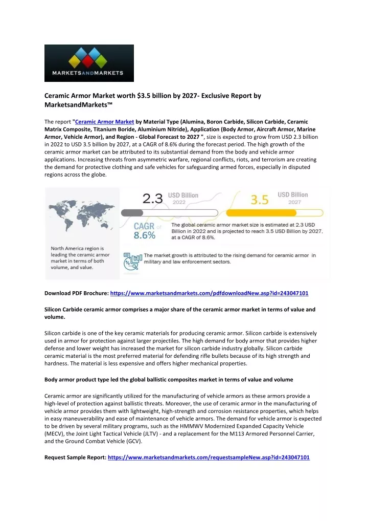 ceramic armor market worth 3 5 billion by 2027