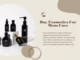 Buy Cosmetics For Mens Face- ZOUSZ