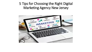 5 Tips for Choosing the Right Digital Marketing Agency in New Jersey