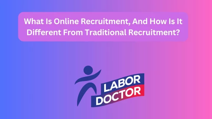 what is online recruitment