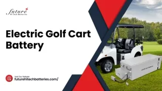 Electric Golf Cart Battery