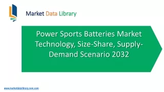[2022-2032]: “Power Sports Batteries Market” by Qualitative Analysis