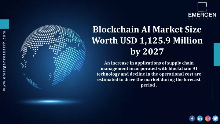 blockchain ai market size worth