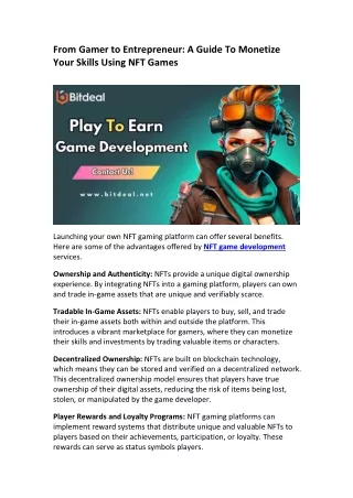 from gamer to entrepreneur a guide to monetize