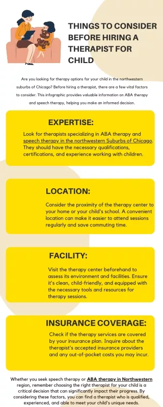 Things To Consider Before Hiring A Therapist For Child