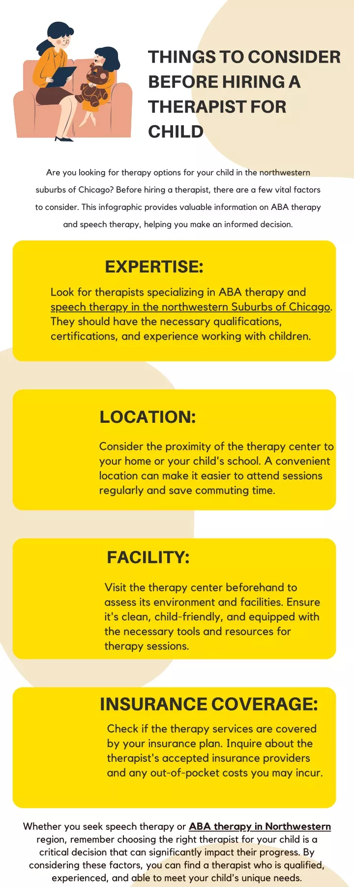 things to consider before hiring a therapist
