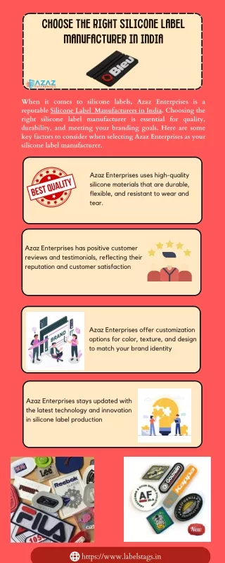 choose the right silicone label manufacturer
