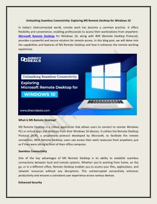 unleashing seamless connectivity exploring